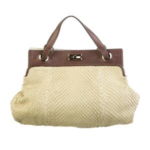 Chloe Snakeskin Odessa Tote